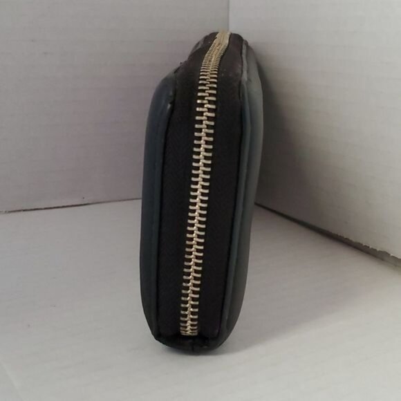 COACH Wallet Hampton Signature C Black Jacquard Leather Trim WOMEN'S WOMAN'S - Picture 5 of 16